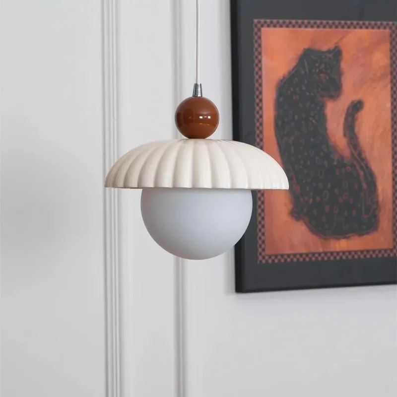 Exquisite Cream Style Glass Dining Room Pendant Light