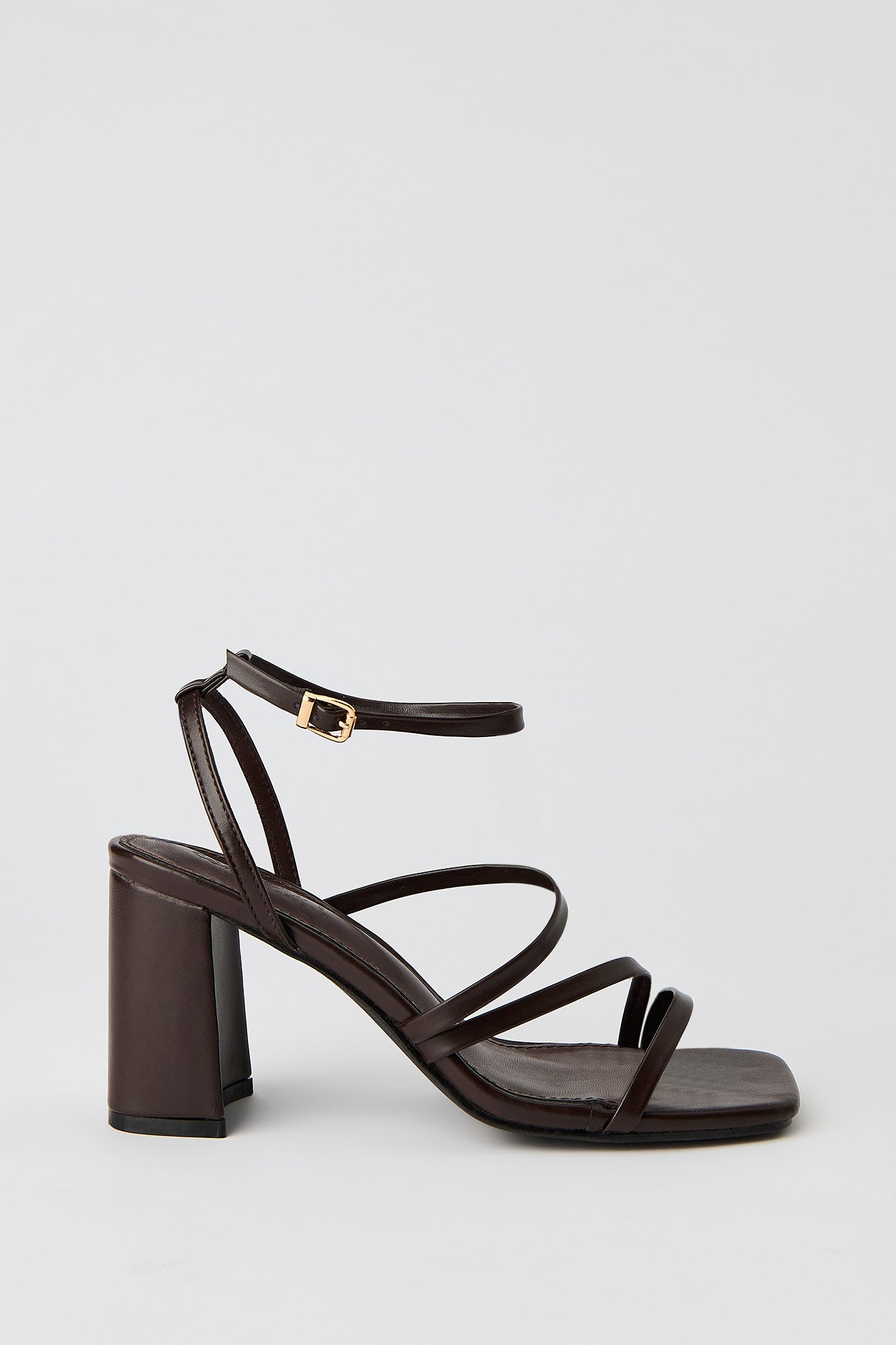 Strappy Ankle Strap Heeled Sandal