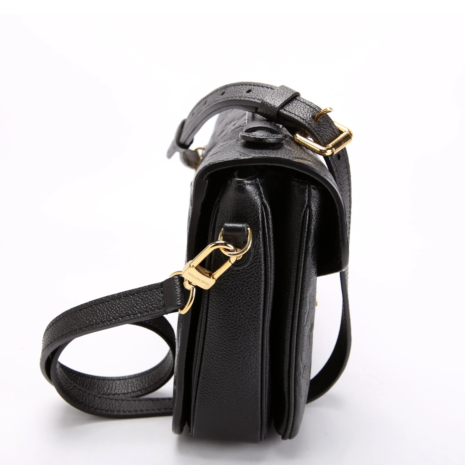 Pochette Metis Empreinte Black/Gold