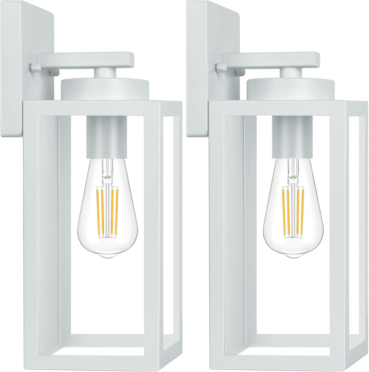 YARDLUME 2-Pack Outdoor Wall Light Fixtures, Exterior Waterproof Wall Lanterns