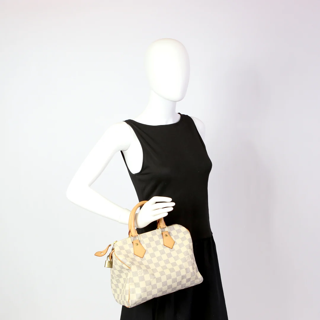 Speedy 25 Damier Azur