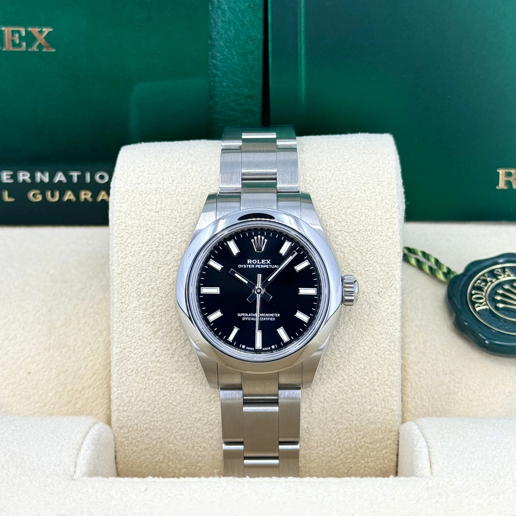 RLX Oyster Perpetual 31mm 277200-0016 Black Dial Oyster Bracelet Watch