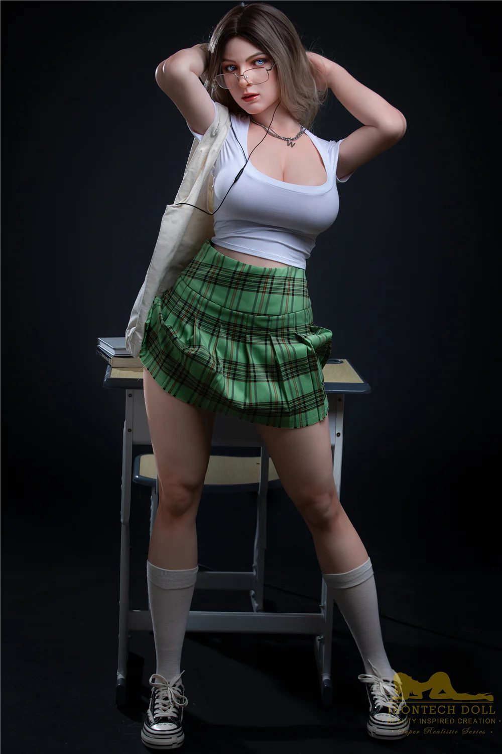 US Stock - Irontechdoll Alondra 5ft41/ 165cm #S29 Full Silicone Big Tits Hot Girl Sex Doll