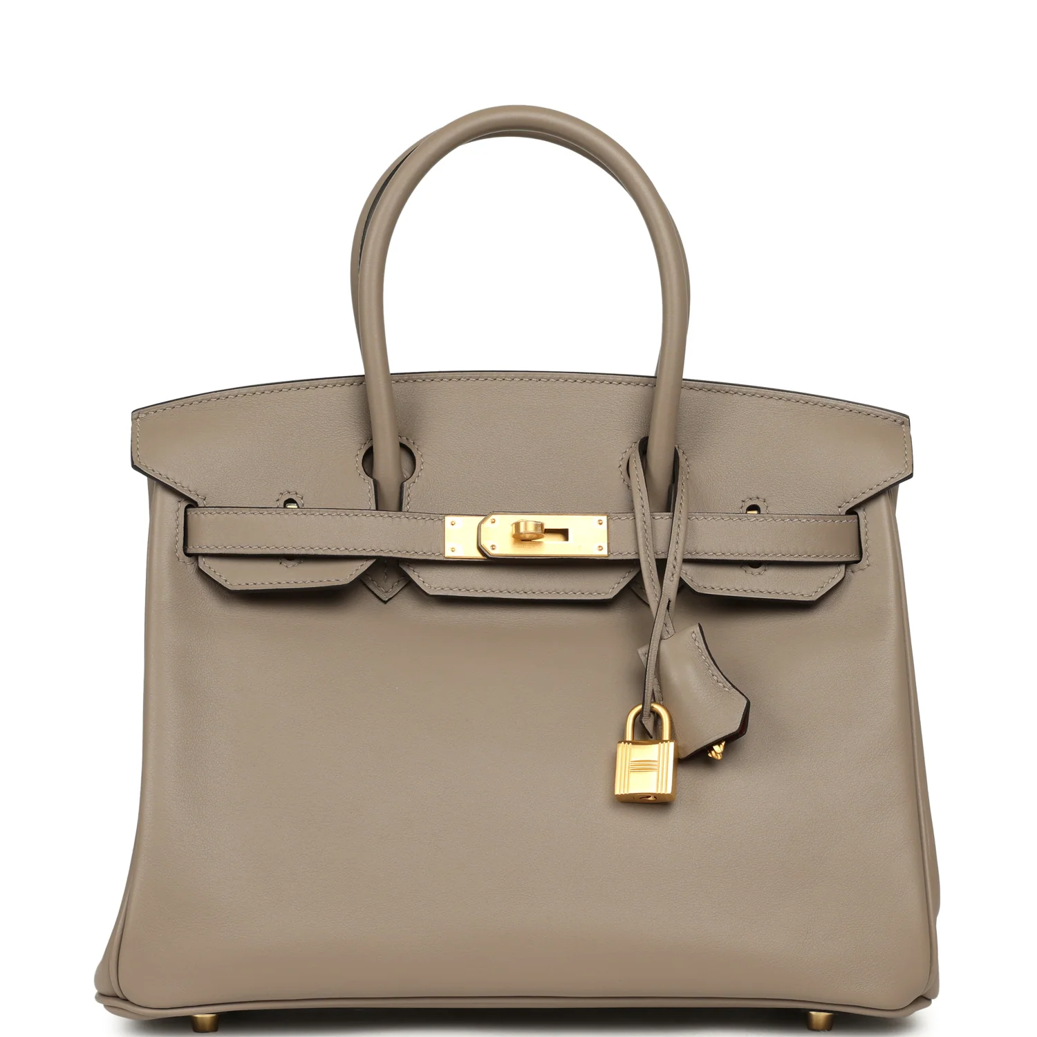 HERMÈS Special Order (HSS) Birkin 30 Gris Asphalt Verso Swift Brushed Gold Hardware