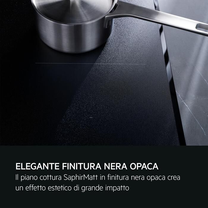 AEG - Piano cottura elettrico TI84IB30IZ 77 cm-Nero