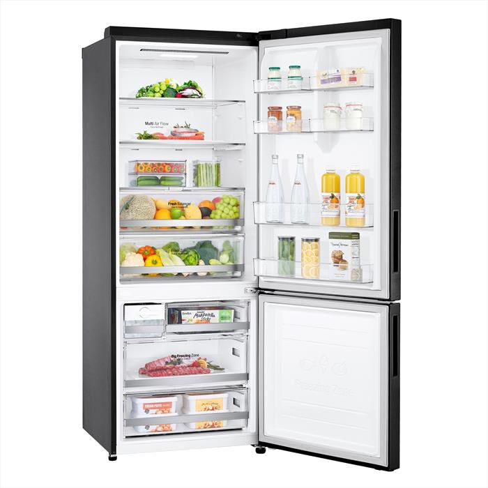 LG - Frigorifero combinato GBB569MCAMN.AMCQEUT Classe E-Nero