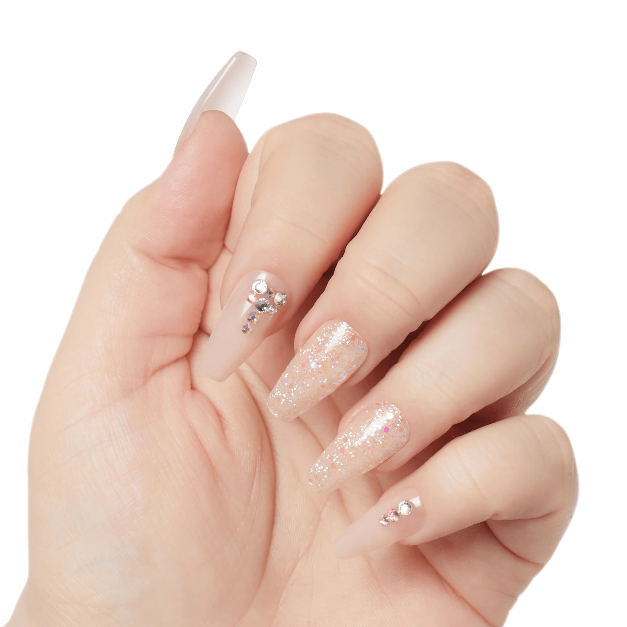 KISS Gel Fantasy Jelly Press On Glue Nails - Jelly Juice