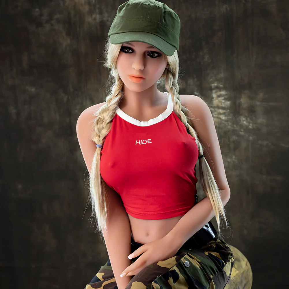 US Stock - Abigail 5ft45 / 166cm #174 Head TPE Hot Army Girl Sex Doll
