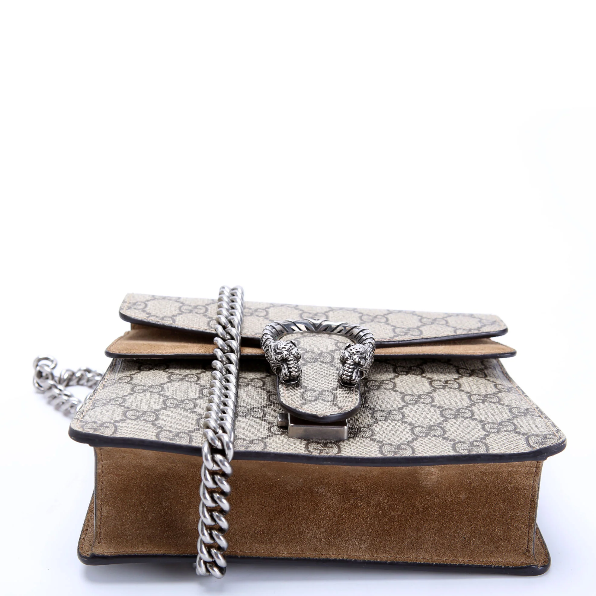 421970 Dionysus GG Shoulder Mini Taupe