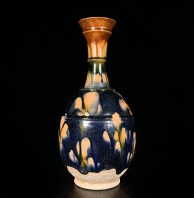 Old Chinese Tang tri-colour Vase Q992