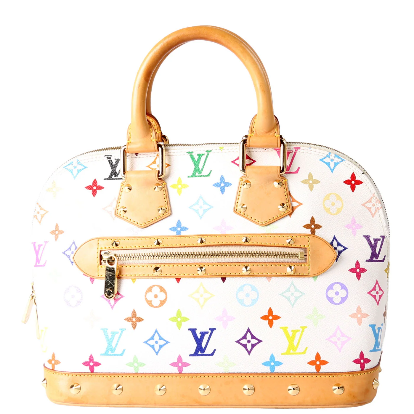 LOUIS VUITTON Alma PM Multicolor Monogram White