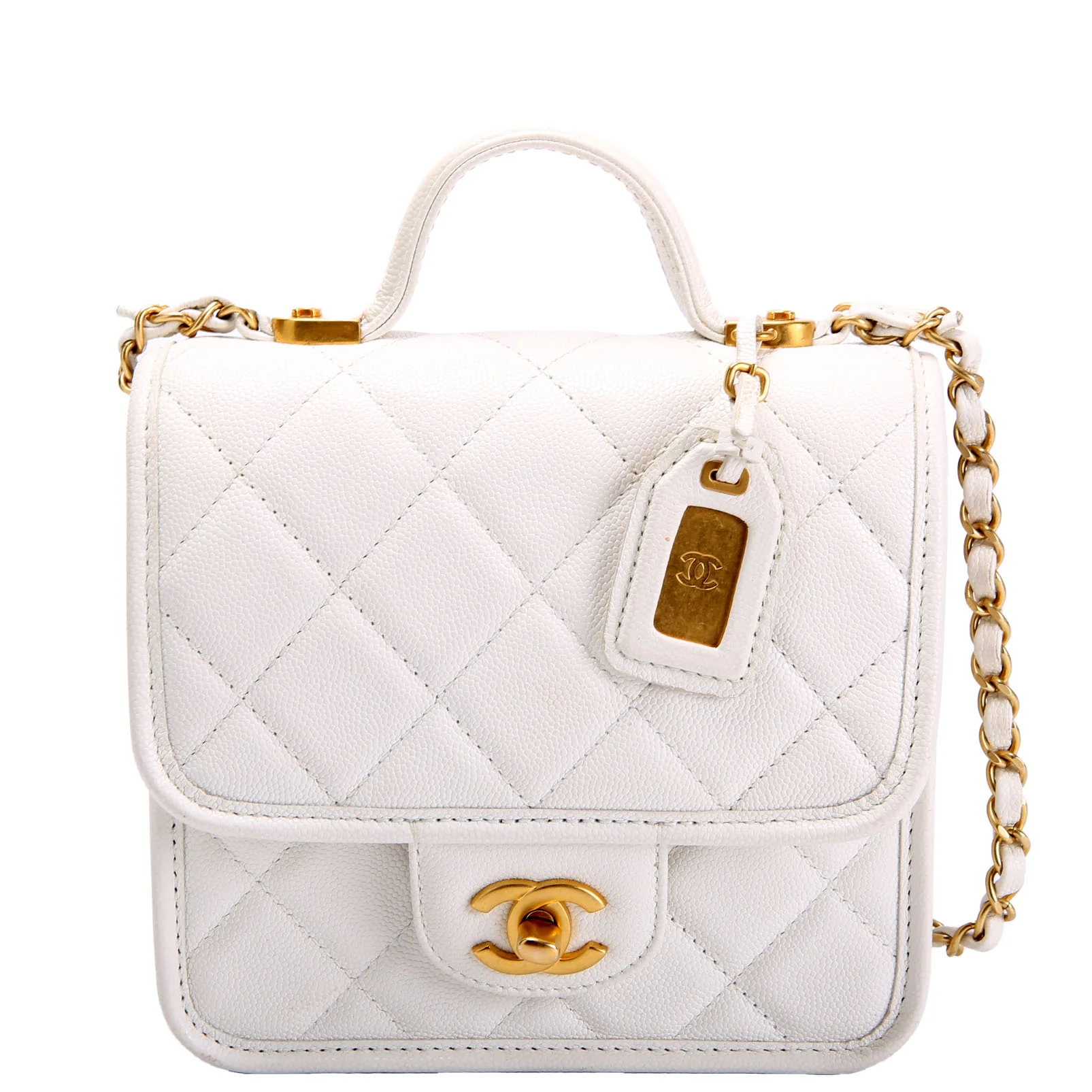 CHANEL School Memory Mini Bag Caviar RFID