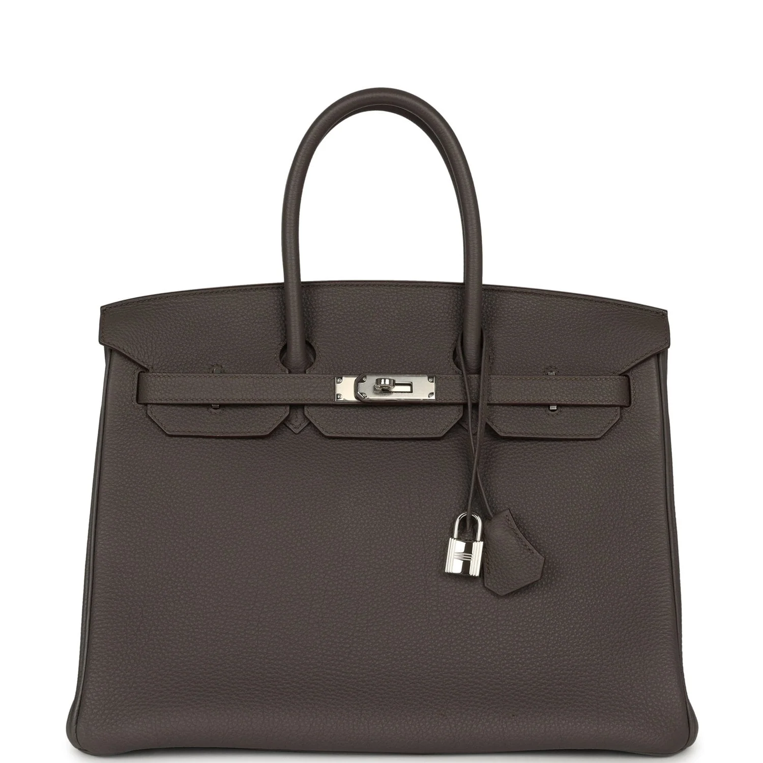 HERMÈS Birkin 35 Etain Togo Palladium Hardware