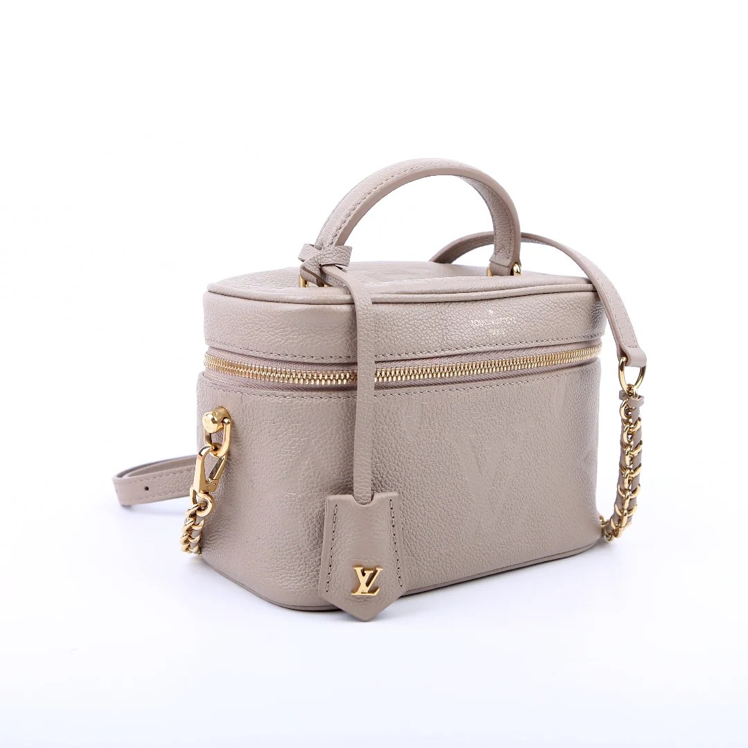LOUIS VUITTON Vanity PM Empreinte Taupe