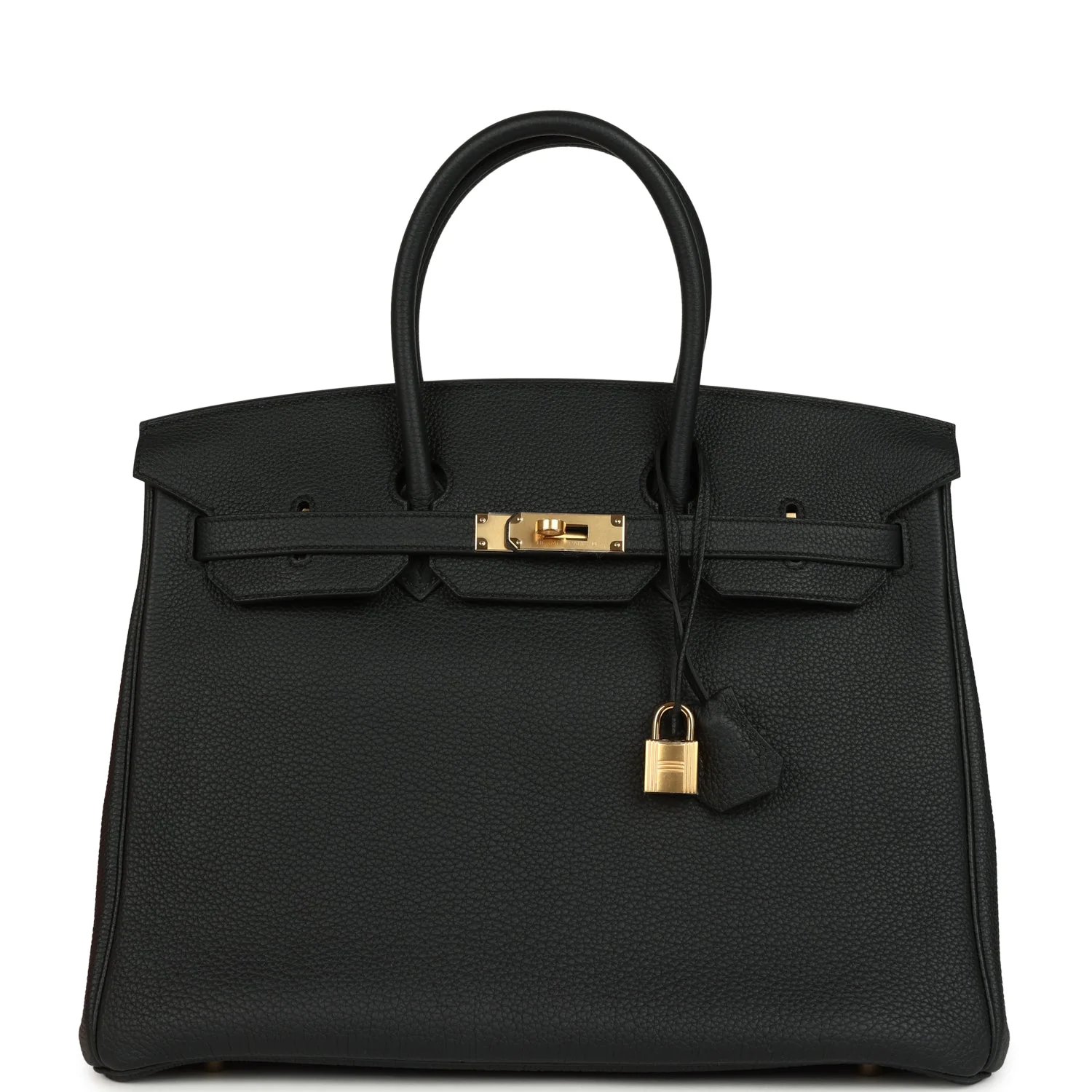 Hermes Birkin 35 Black Togo Gold Hardware