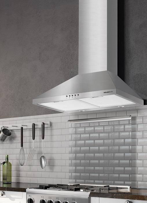 GLEM GAS - Cappa a parete GHP963IX-inox