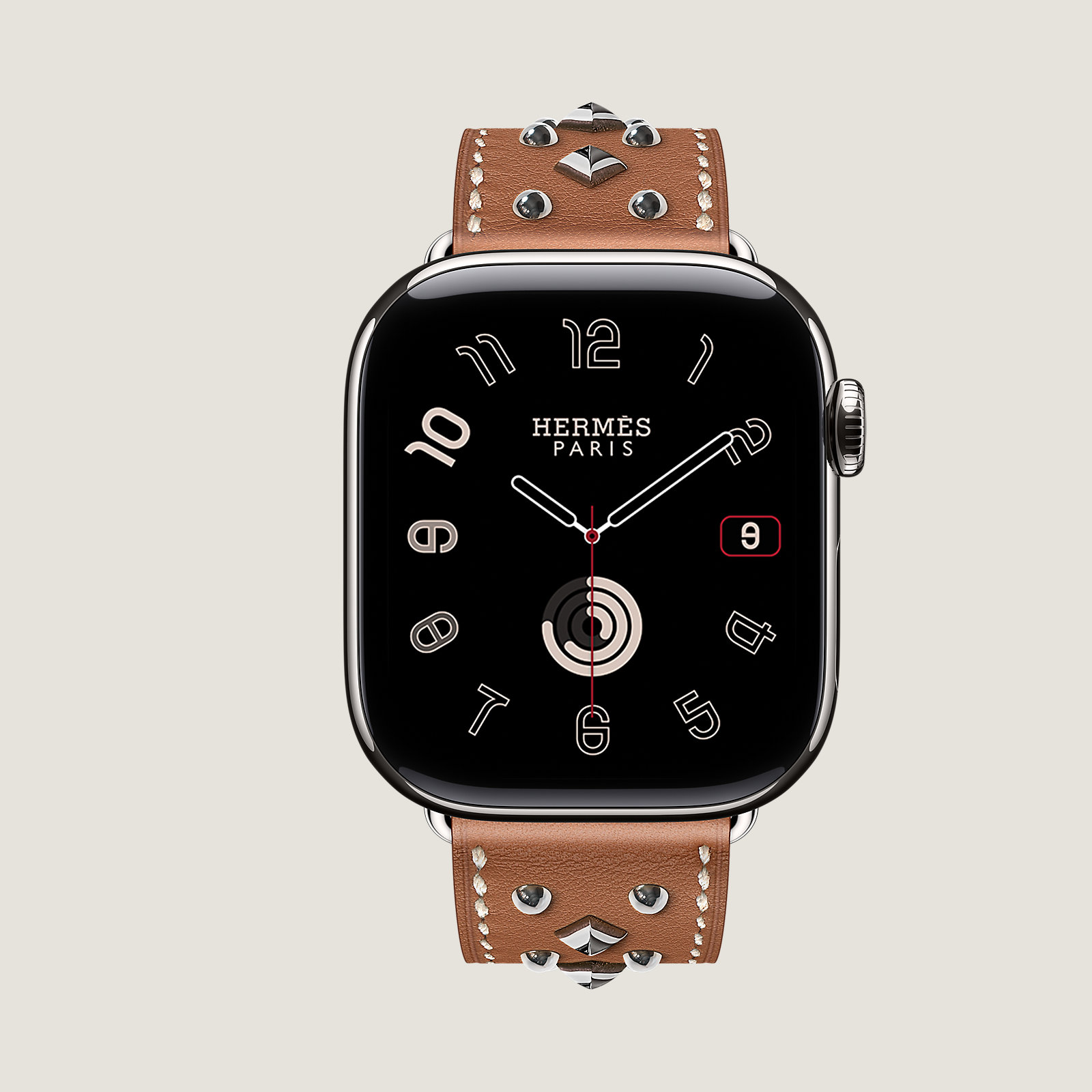 Series 11 case & Band Apple Watch Hermès Single Tour 42 mm Clou Medor Rock