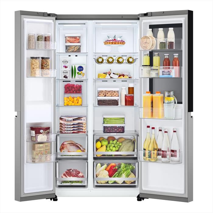 LG - Frigorifero side by side GSVV80PYLL INSTAVIEW-Prime Silver