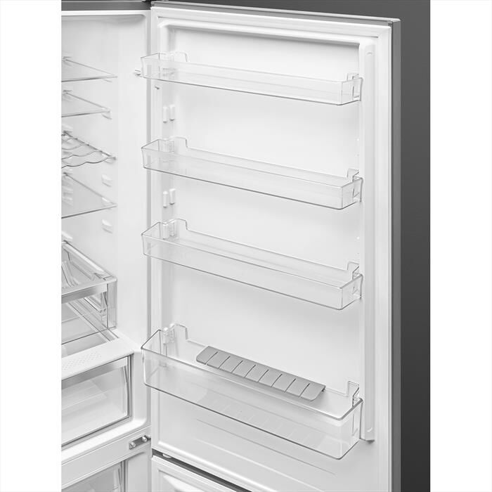 SMEG - Frigorifero combinato FC200XEU Classe E 331 lt-Inox