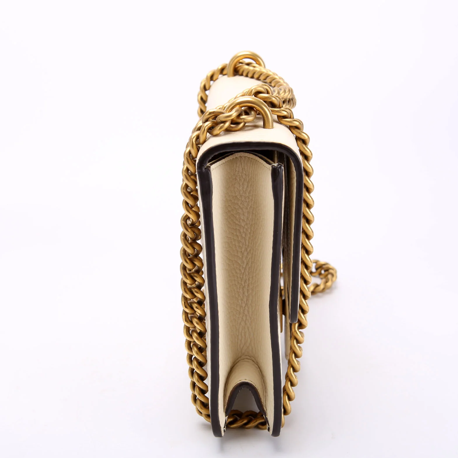 GUCCI 779790 Marmont Chain Small Cream/Gold