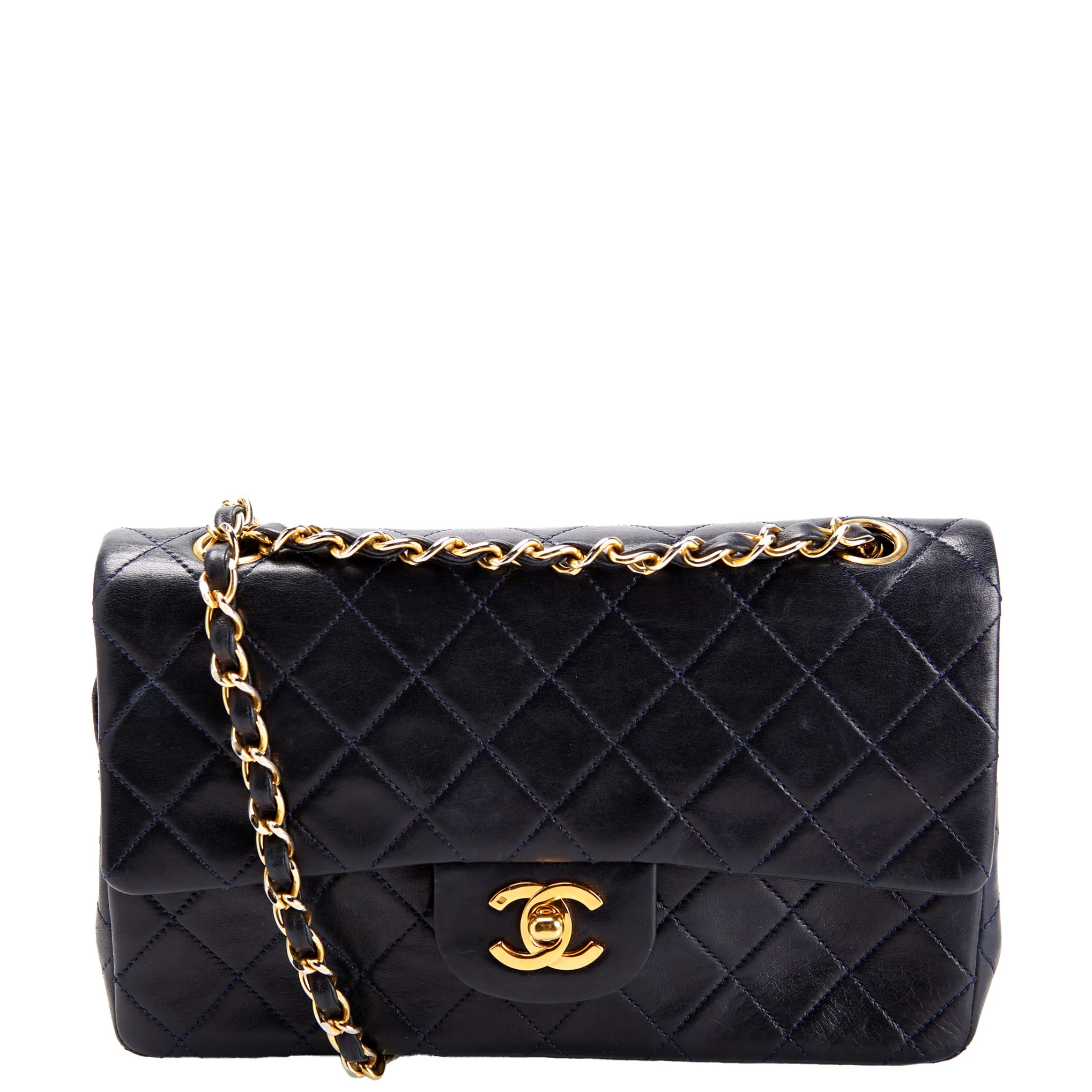 CHANEL Classic Flap Small Lambskin Navy