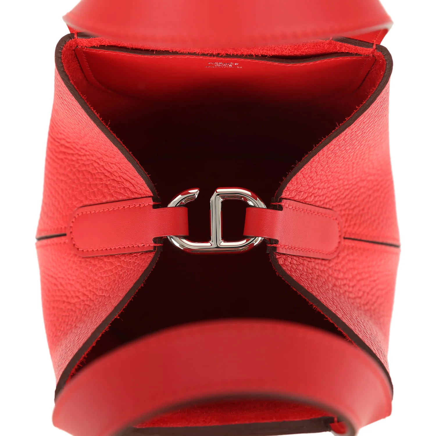 Hermes In-The-Loop 18 Rouge Radieux Clemence and Swift Palladium Hardware