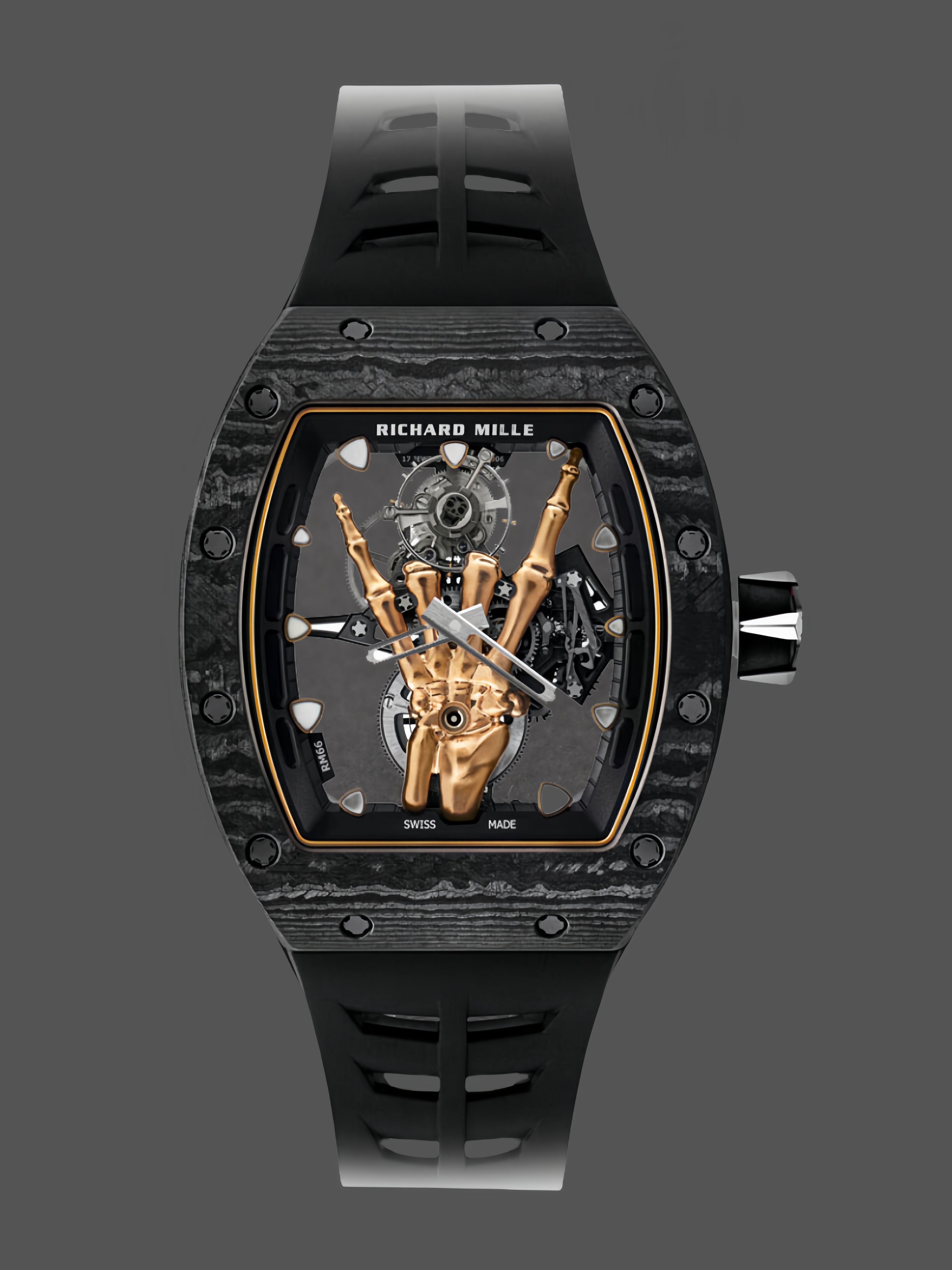 【7A Quality】Richard Mille RM 66 Flying Tourbillon Limited Edition 18k Rose Gold