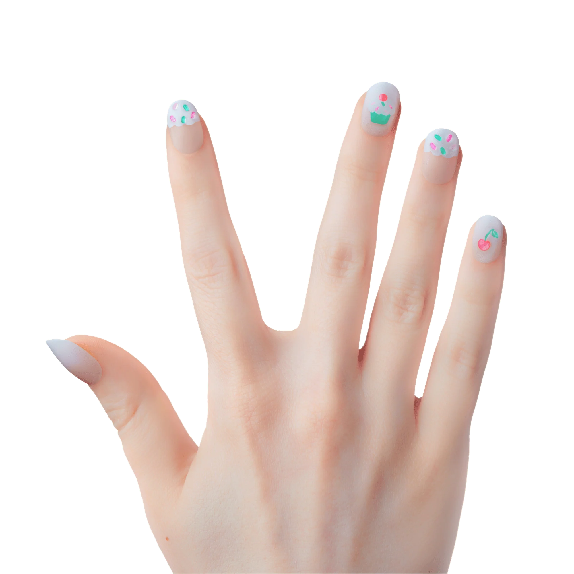 KISS Nail Drip Sweet Shop Press On Glue Nails - Hot Drip