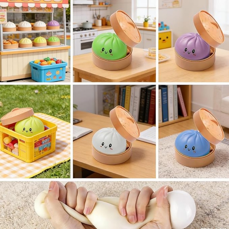 SQUISHPOP Dumpling Squishy Stress Balls