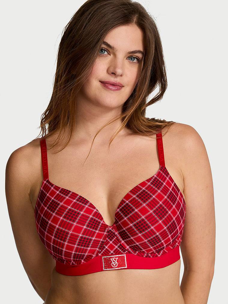 The T-shirt Shine Patch Lightly Lined Full-Coverage Bra Shine Patch