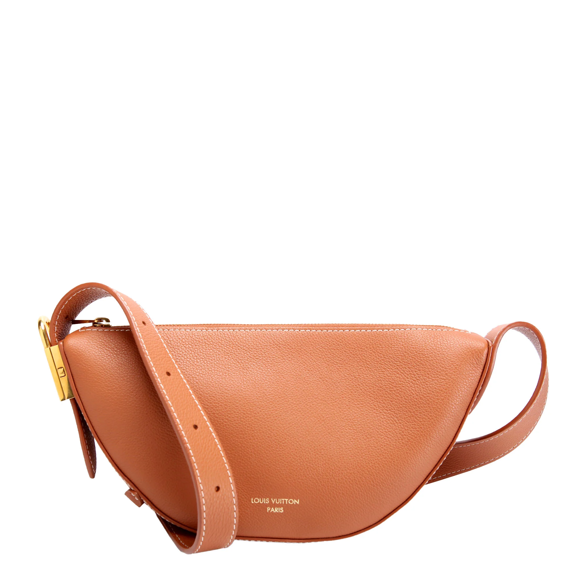 LOUIS VUITTON Low Key Bumbag Calfskin Brown