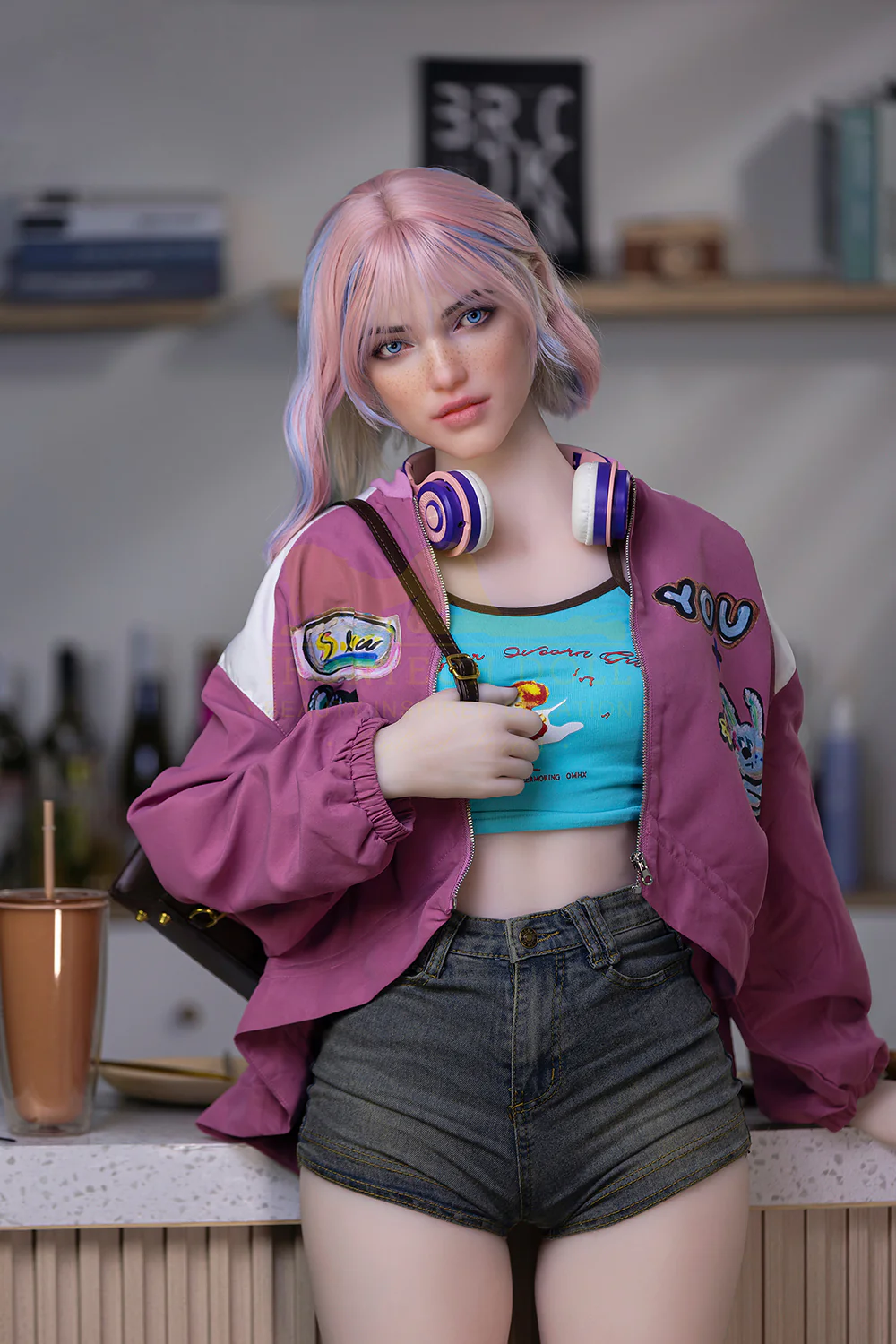 Irontechdoll Eleanora 5ft31/ 162cm #S46 Head Full TPE Flat Chested Real Life Adult Sex Doll