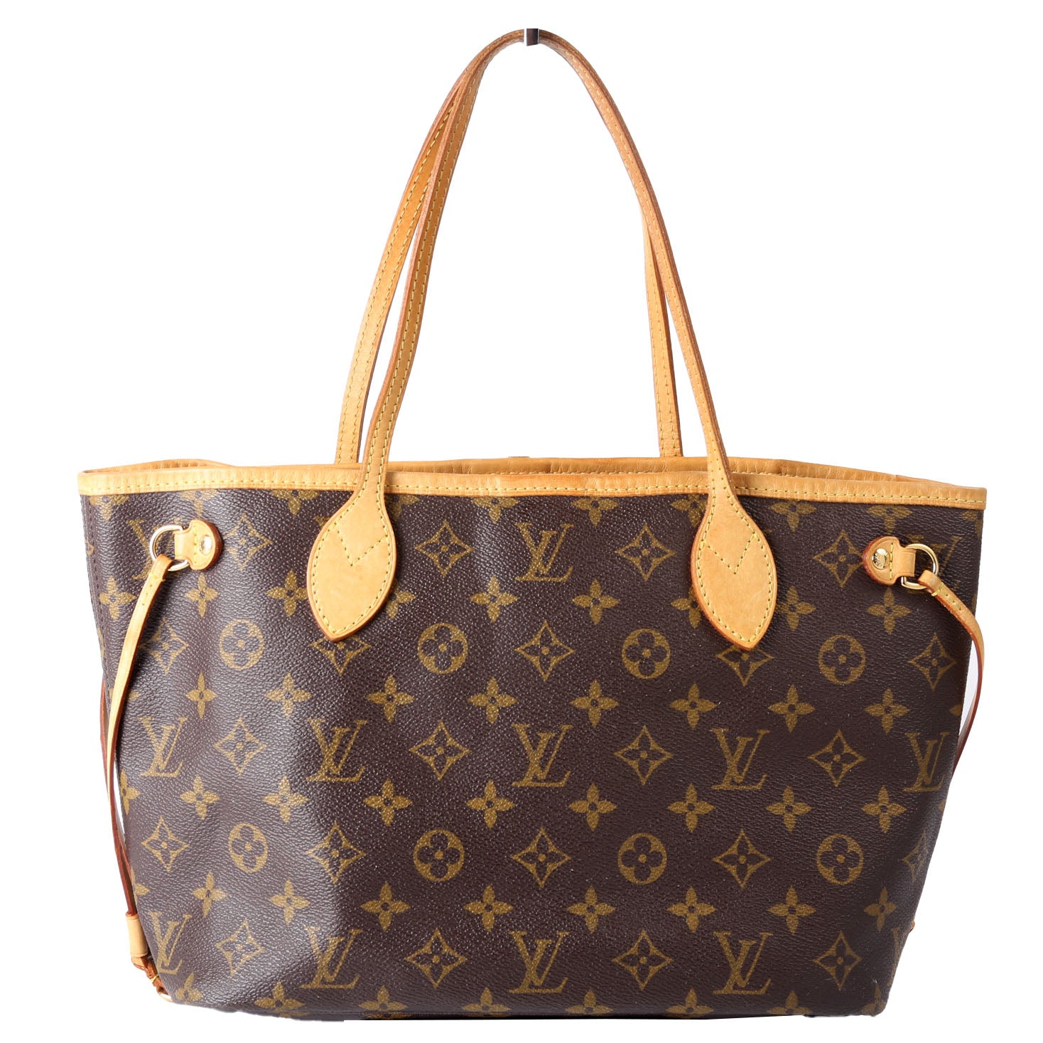 LOUIS VUITTON Neverfull PM Monogram Beige