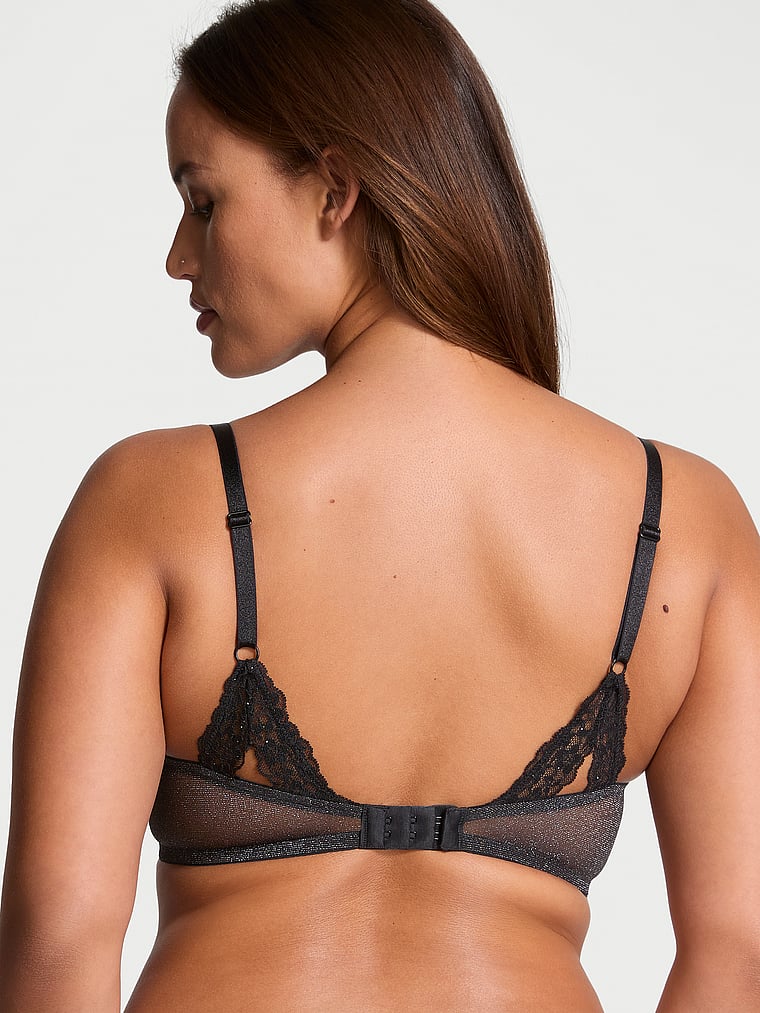 Victoria's Secret Sexy Tee Smooth-Cup Wireless Push-Up Bra Lace Trim