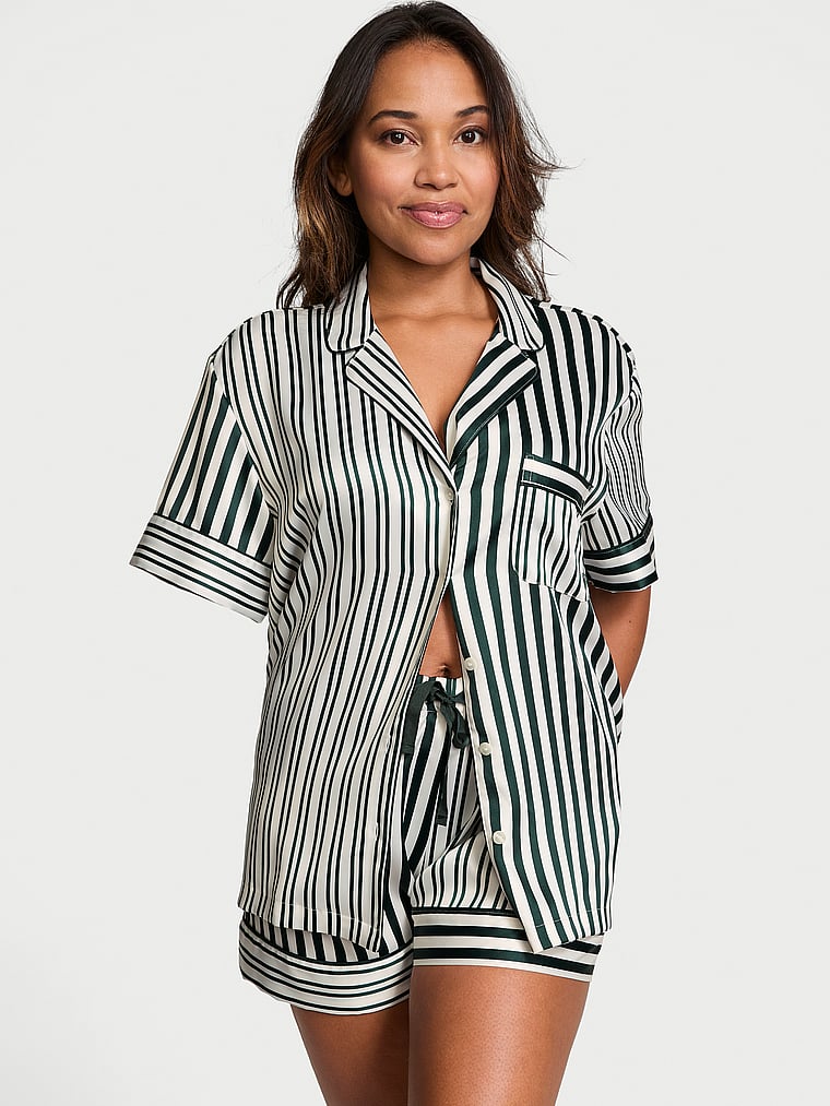 Victoria's Secret Glazed Satin Short Pajama Set