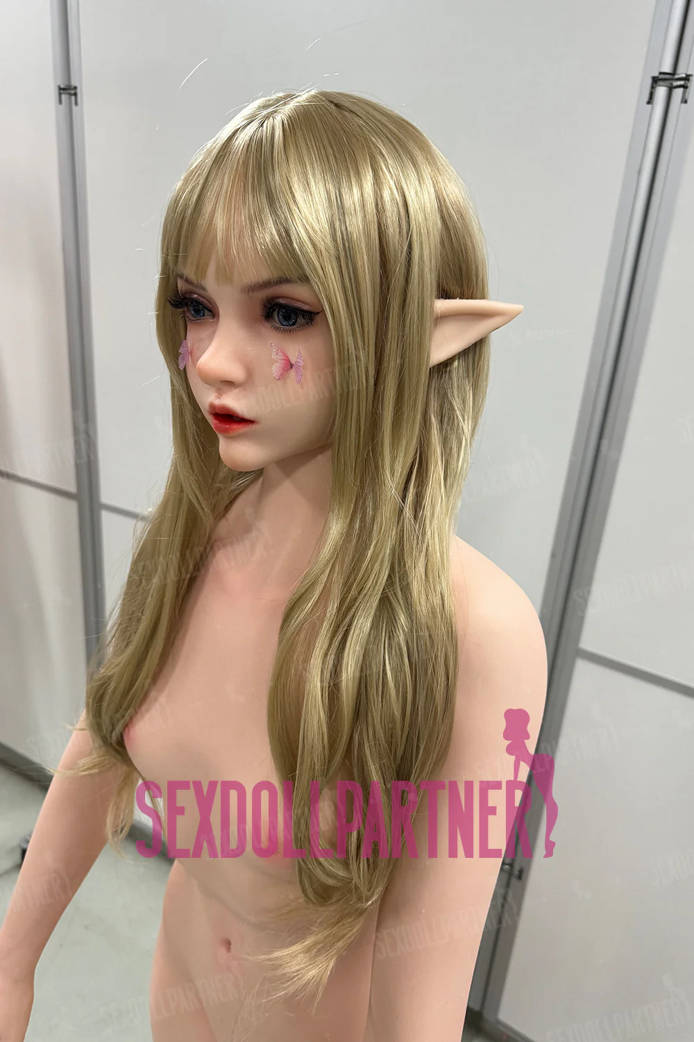US Stock - Hazel 4.92ft/ 150cm #M8 Head Flat-chested Lovely ELF Real-life Blowjob Hentai Sex Doll