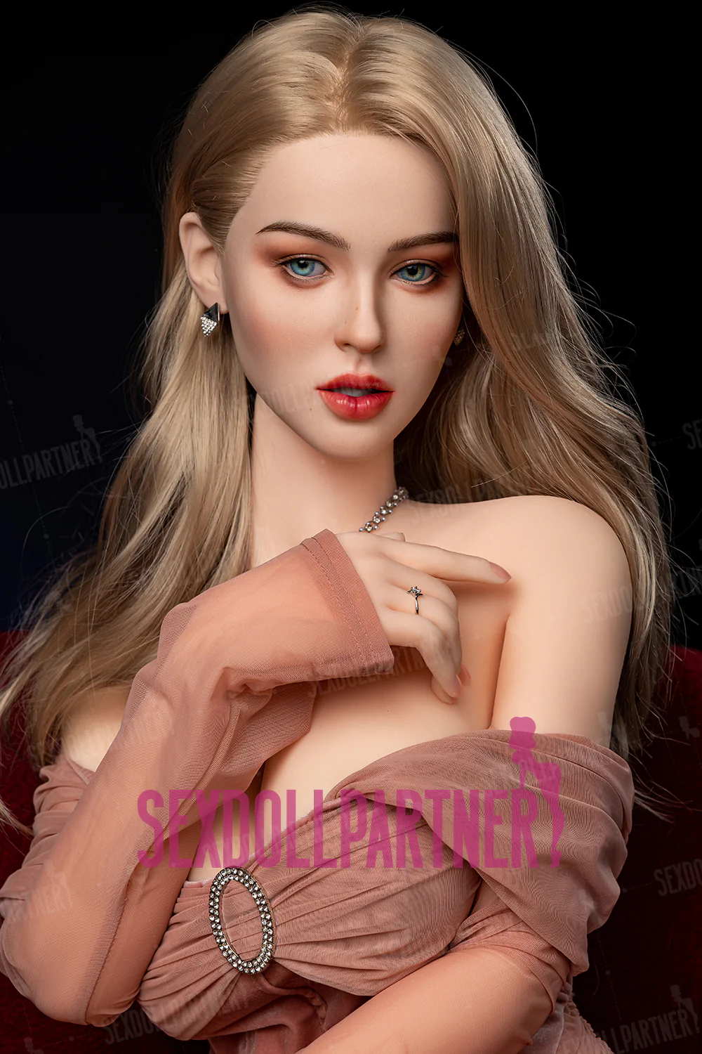 US Stock - YAMIEE Unique Design Suki 5ft35/ 163cm SNK20 Oral Sex ROS Soft Silicone Head + TPE Body Big Ass Blonde Sex Doll