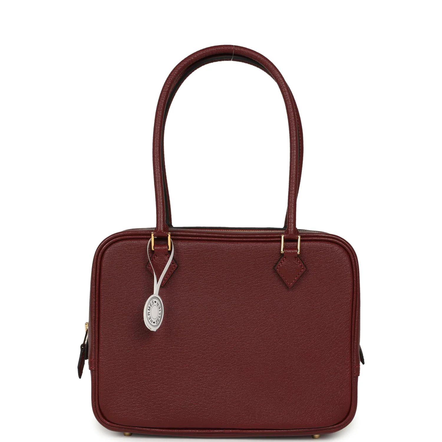 Hermes Mini Plume 21 Bag Rouge H Chèvre Gold Hardware