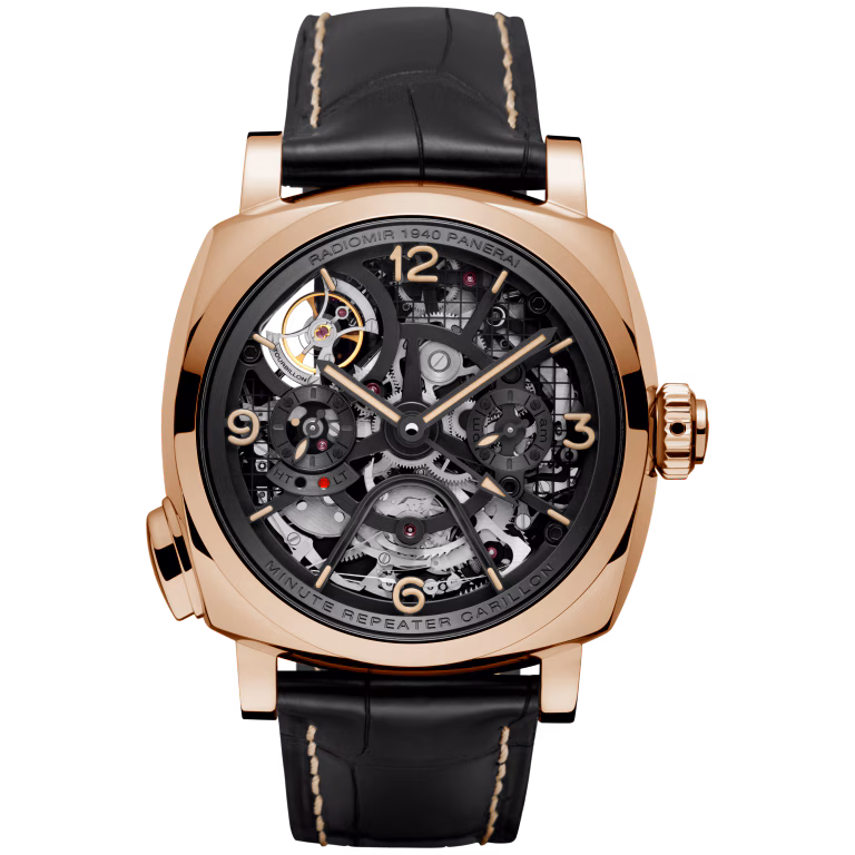 【7A Quality】Panerai Radiomir Minute Repeater Tourbillon GMT 49mm  PAM00600