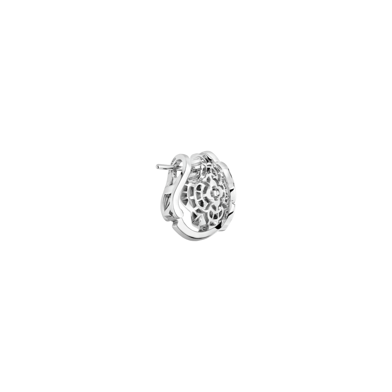 Bouton de Camélia earrings