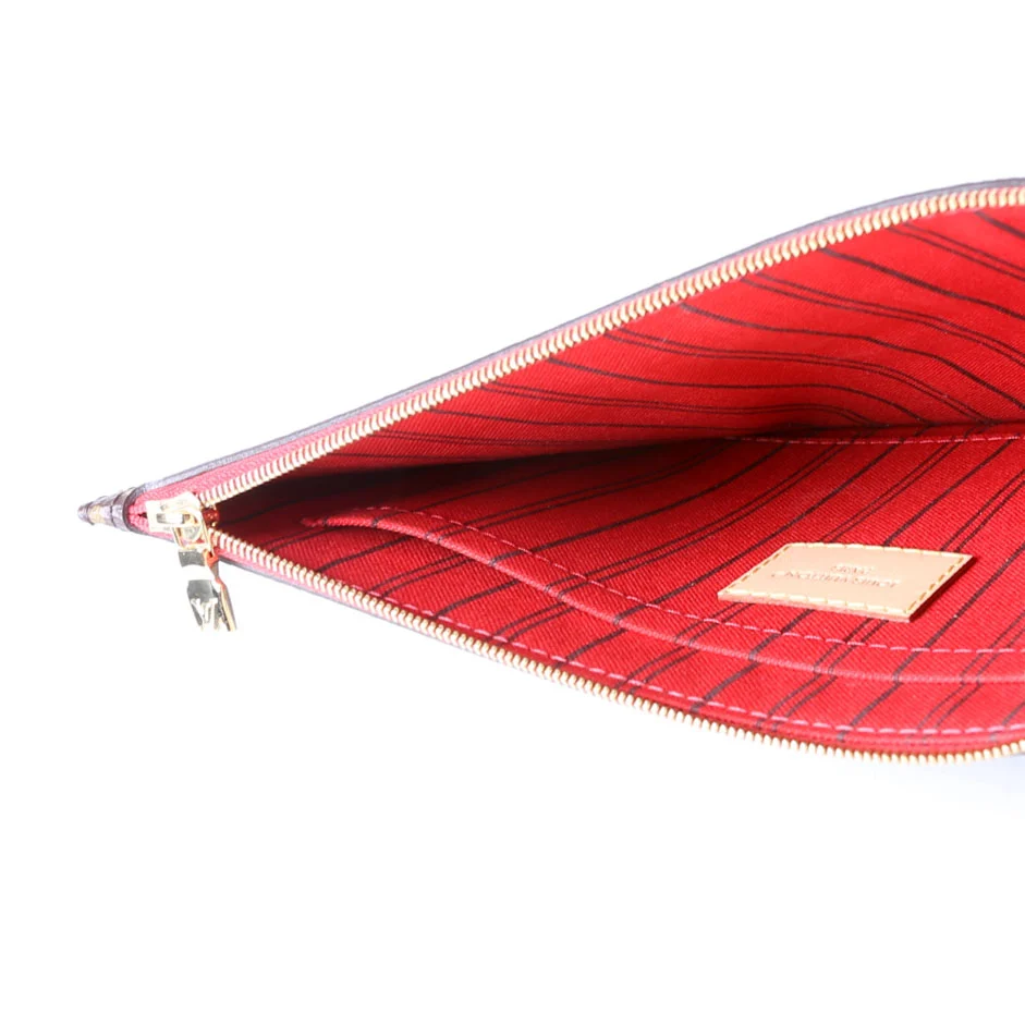 Pochette Only Monogram Neverfull Red