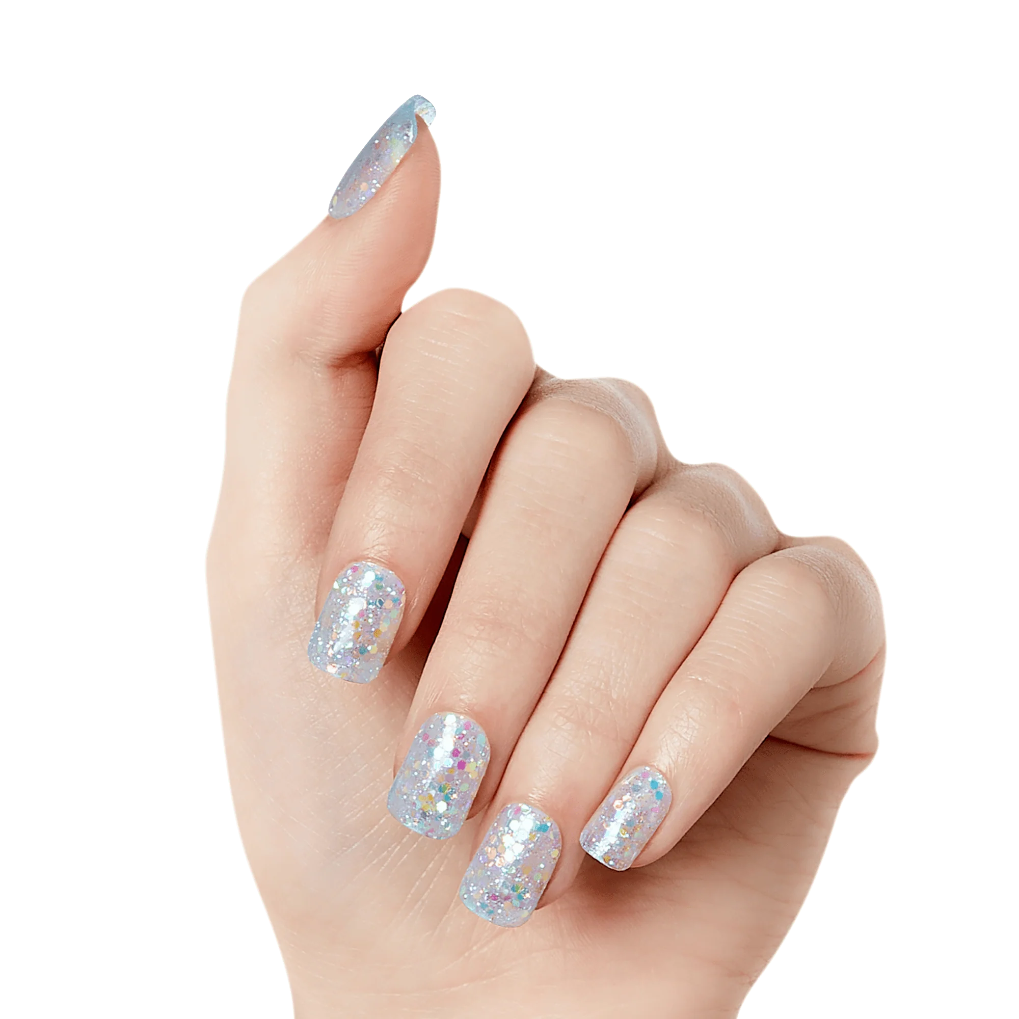 KISS Gel Fantasy Dreamdust Press On Glue Nails - Champagnes