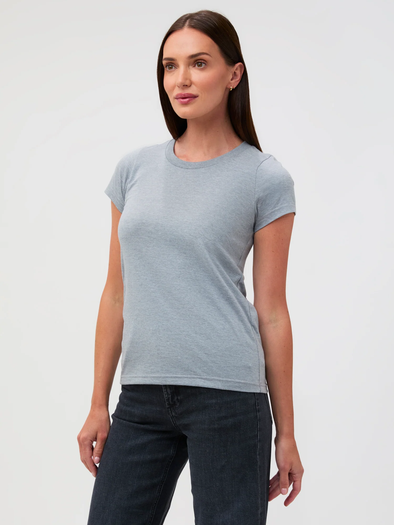 Heather Grey Everyday Crew Neck Tee