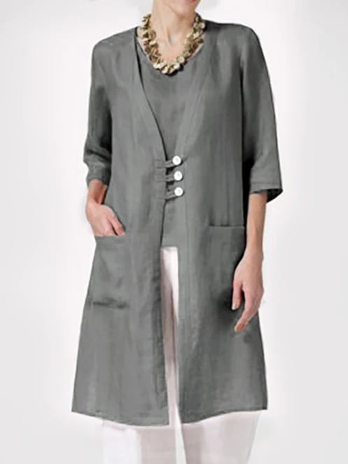 Cotton- Linen Cardigan