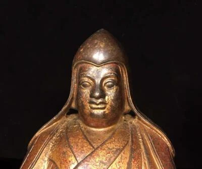 20CM Old Chinese Bronze Statue Buddha N1661