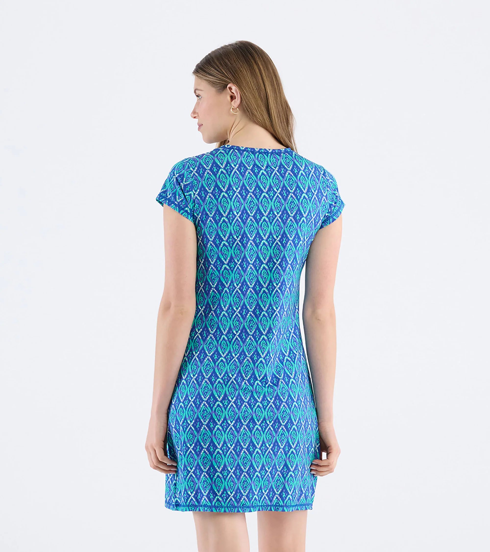 Women's Painted Diamonds T-Shirt Dress