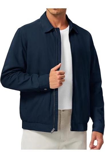 Men's Casual Cotton Jacket Lightweight
