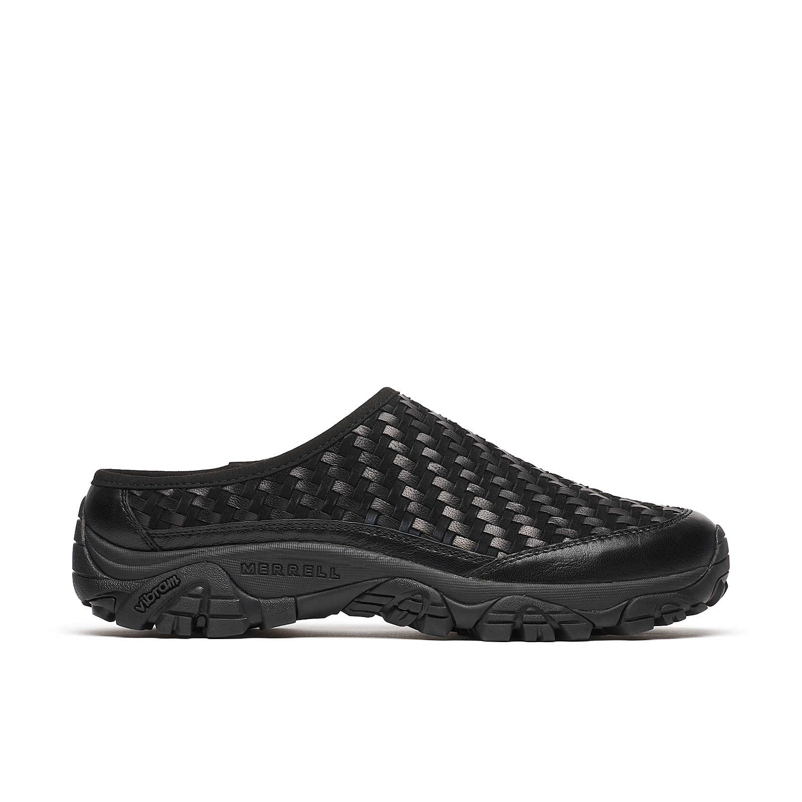 Moab 2 Slide Leather Woven 1TRL