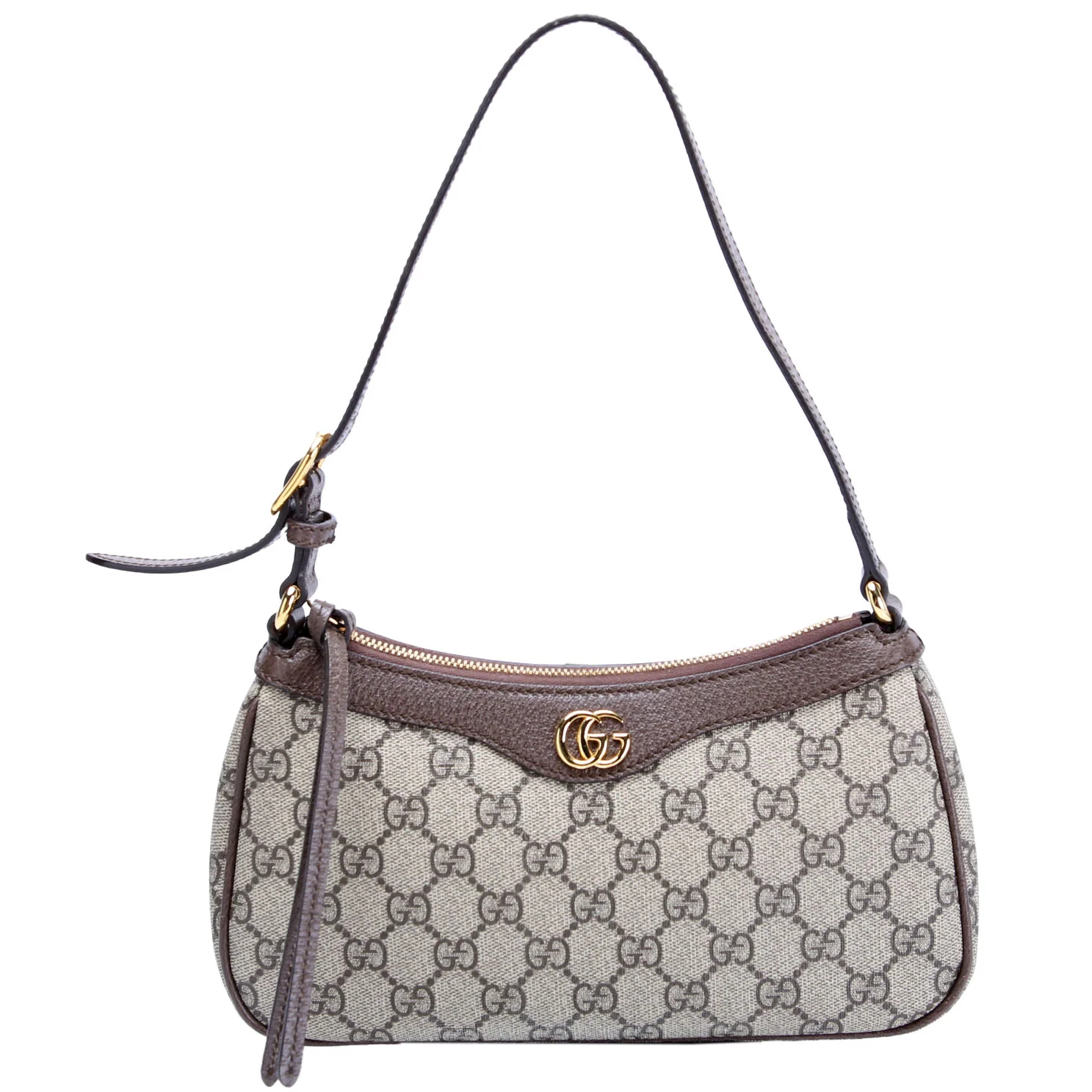 GUCCI 735145 Ophidia GG Small Bag Brown