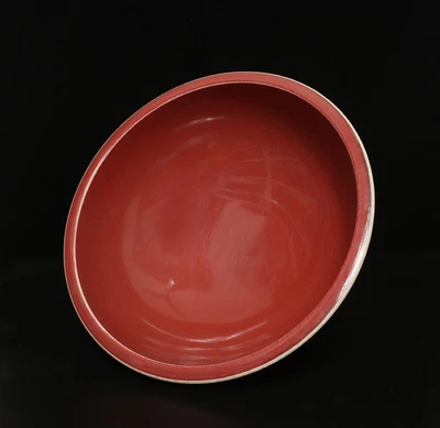 28CM Xuande Signed Rare Antique Chinese Blue & White Porcelain Bowl w/dragon